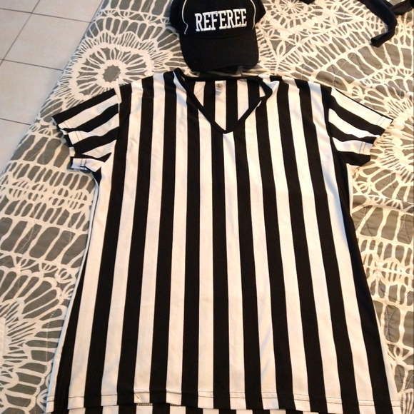 Women's referee costume plus size 2XX - Picture 1 of 11